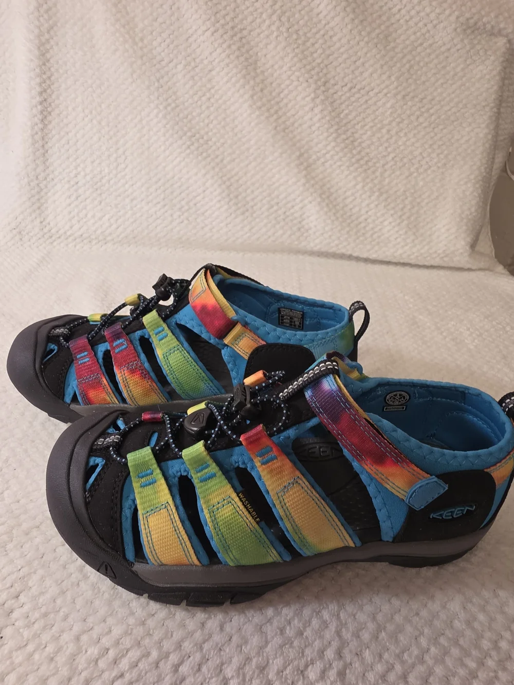 Keen Women's Rainbow Strappy Water Sandals - Blue Accents